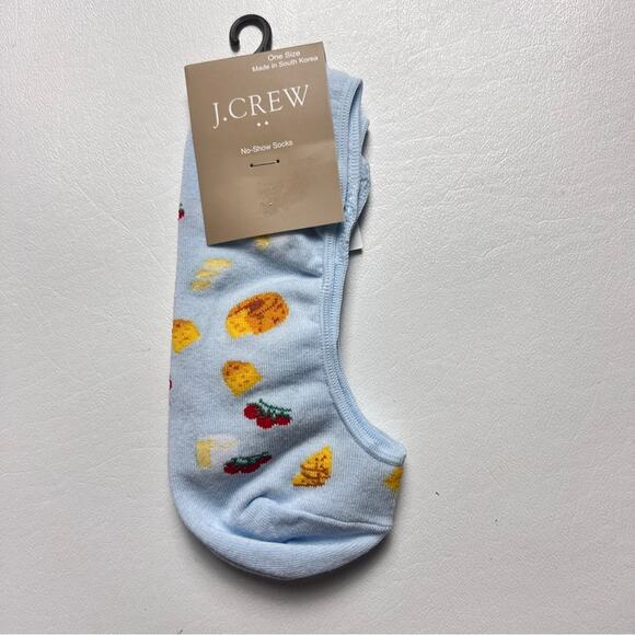 J.Crew Women's Printed Style Graphic  No Show Socks One Size NWT - Picture 5 of 7